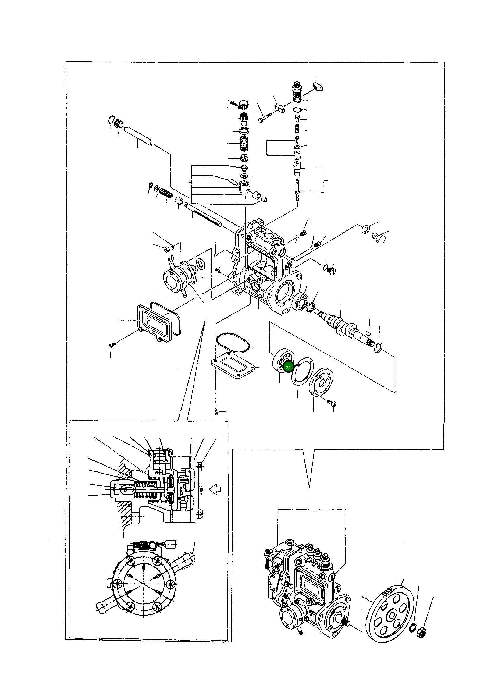Крышка YMR000233 Komatsu