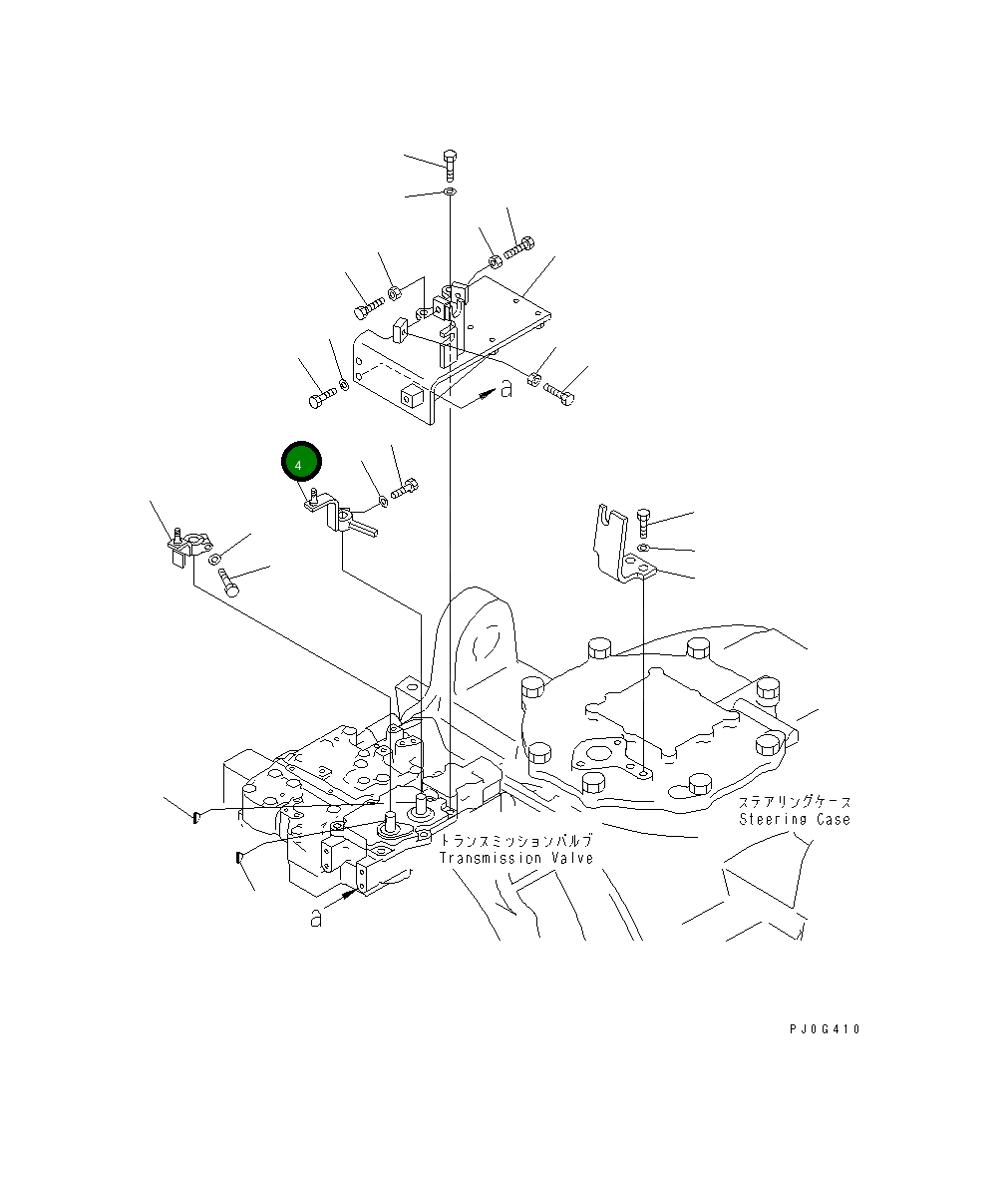 Рычаг 198-43-51110 Komatsu