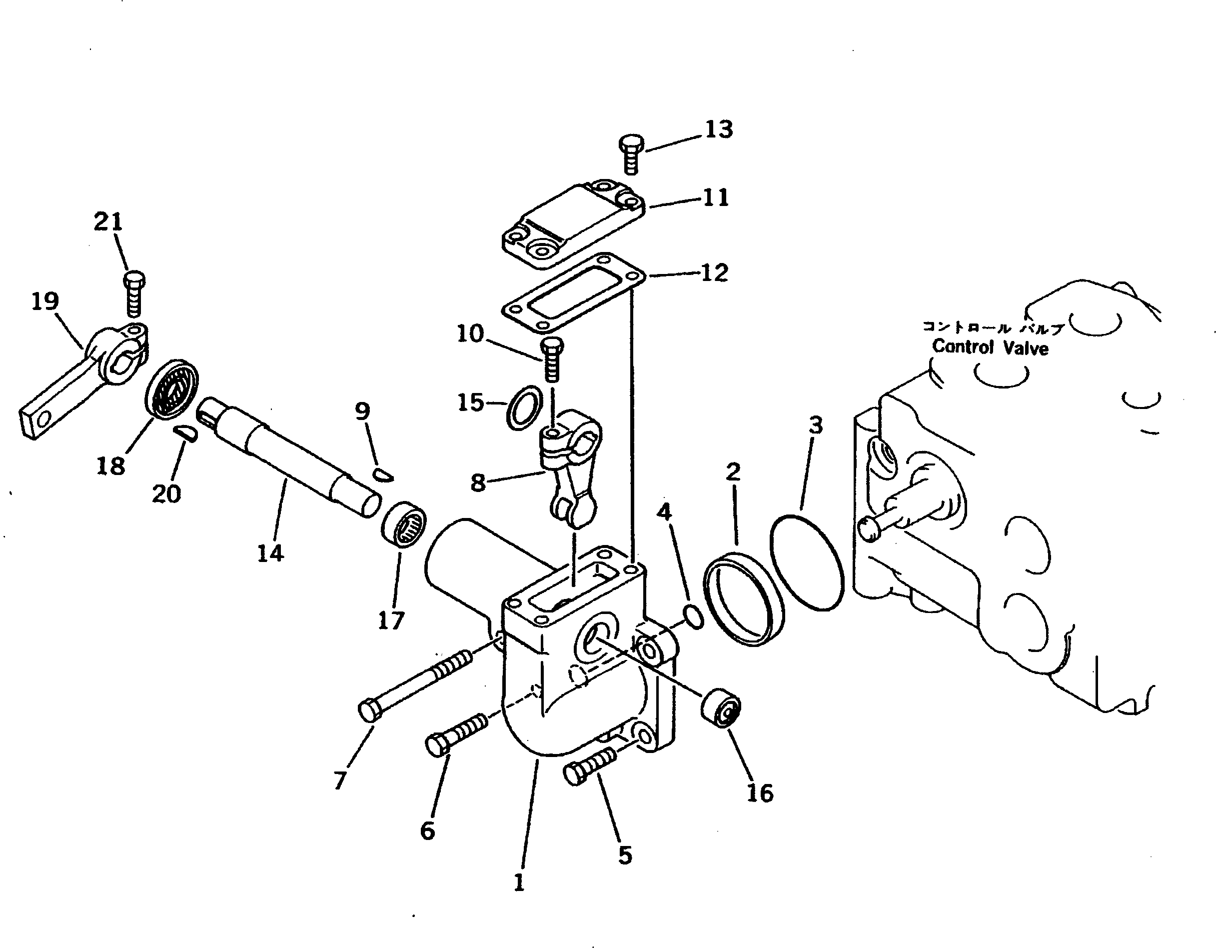 Рычаг 709-61-11470 Komatsu