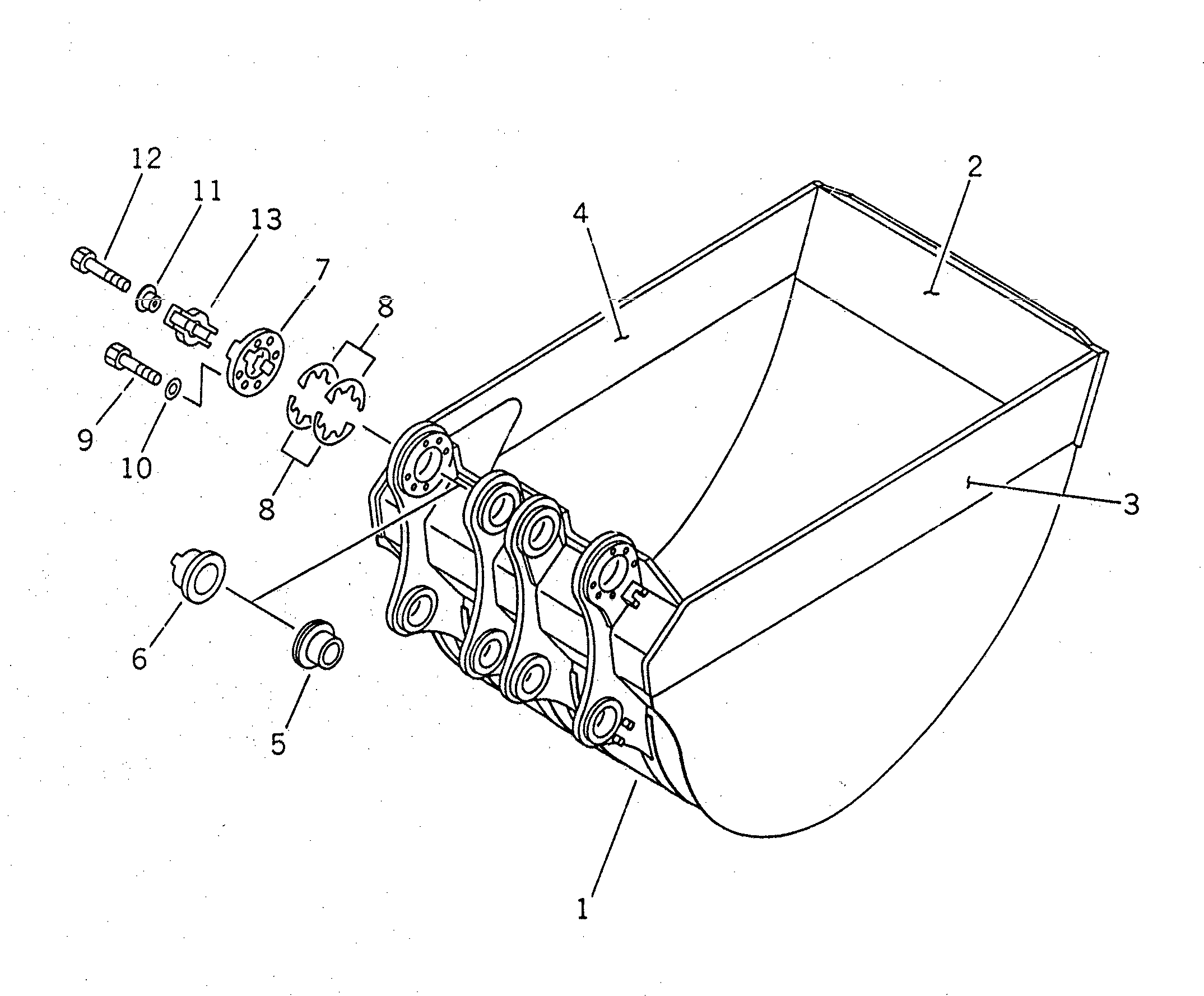 Крышка 21T-919-7352 Komatsu