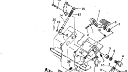 Рычаг 124-43-38321 Komatsu