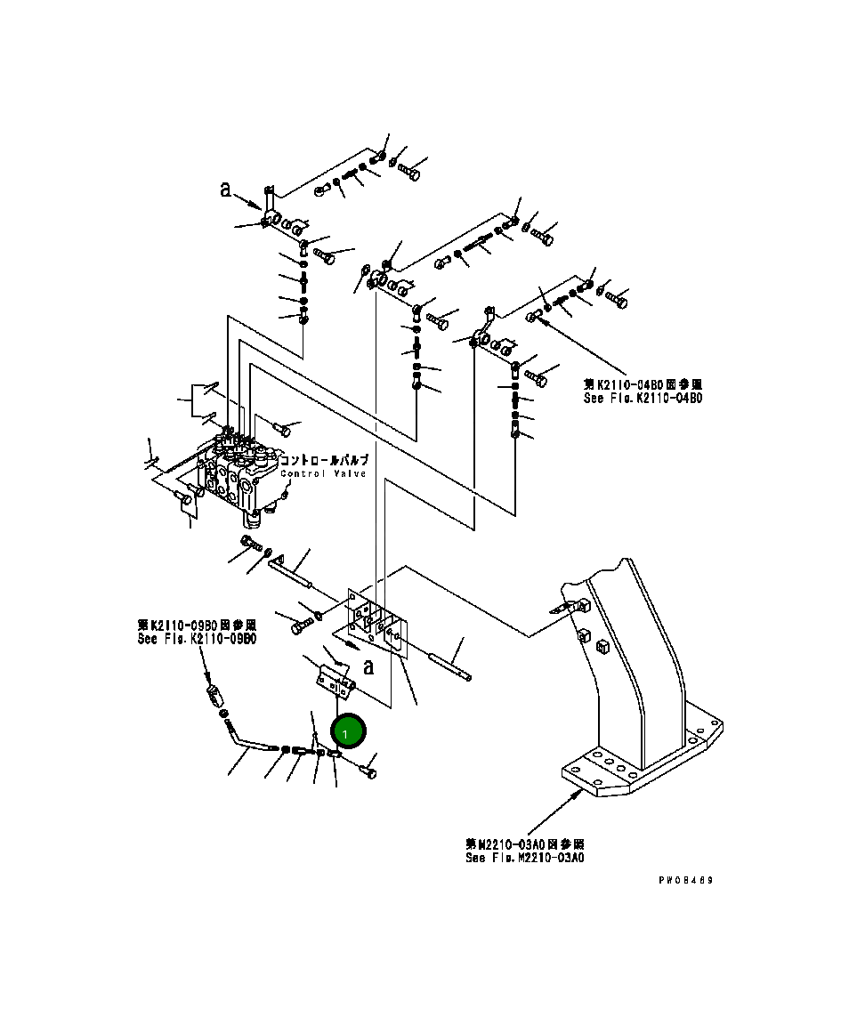Рычаг 124-43-64210 Komatsu
