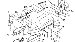 Крышка 135-Z78-1140 Komatsu