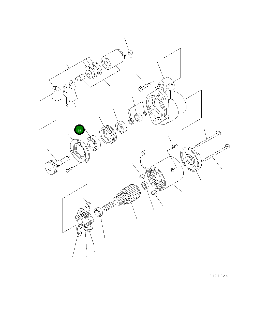 Подшипник YMX211455502 Komatsu