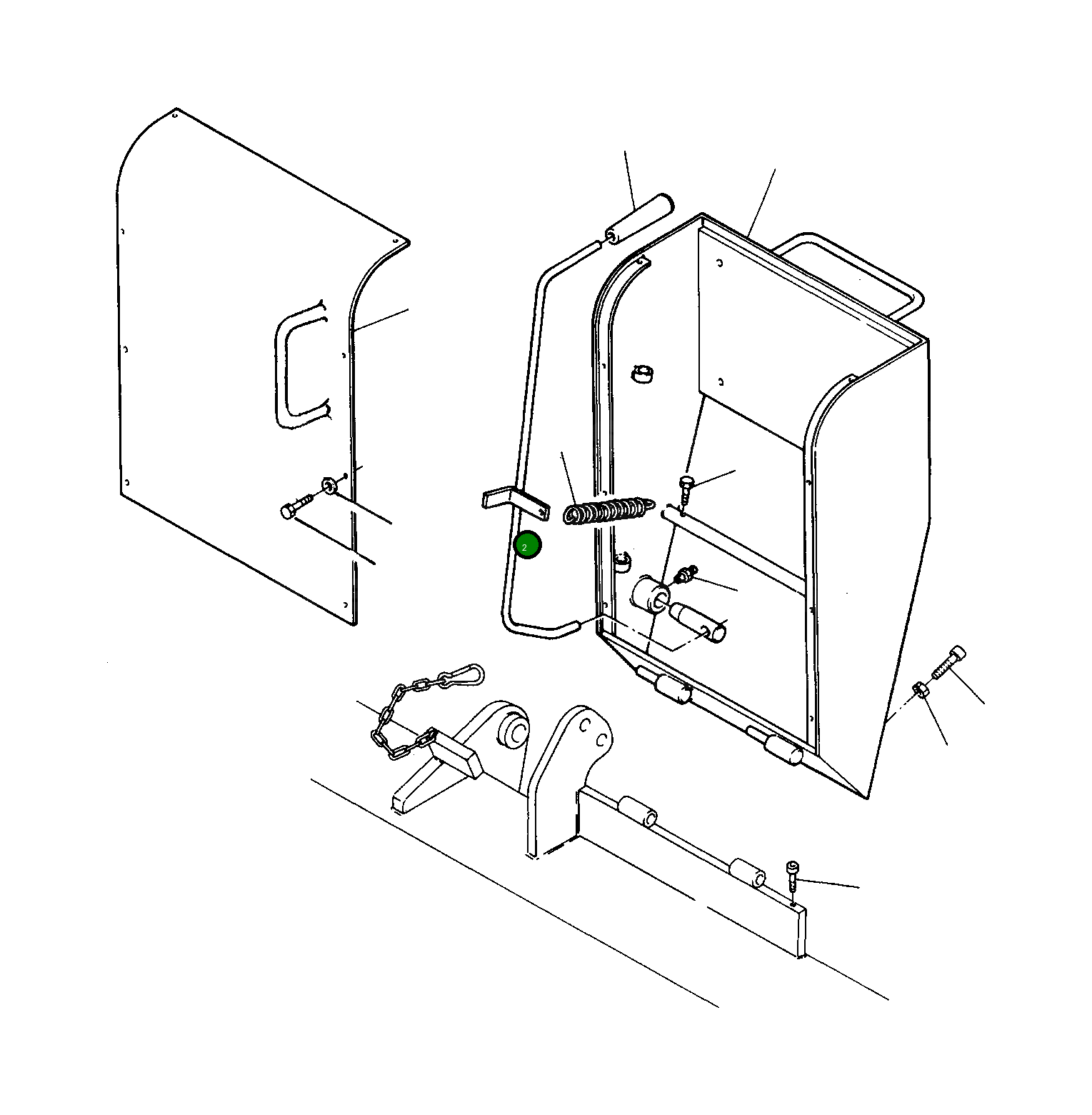 Крышка UE2700452 Komatsu