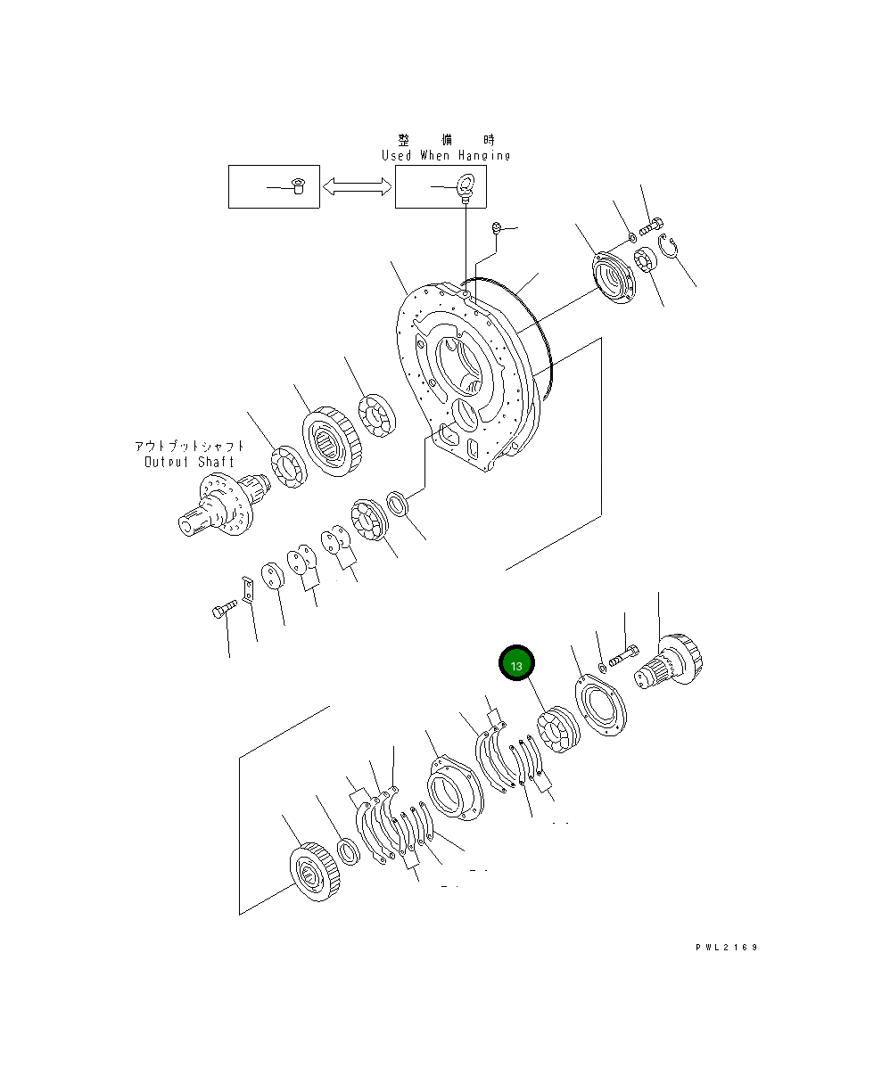 Подшипник 178-15-19350 Komatsu
