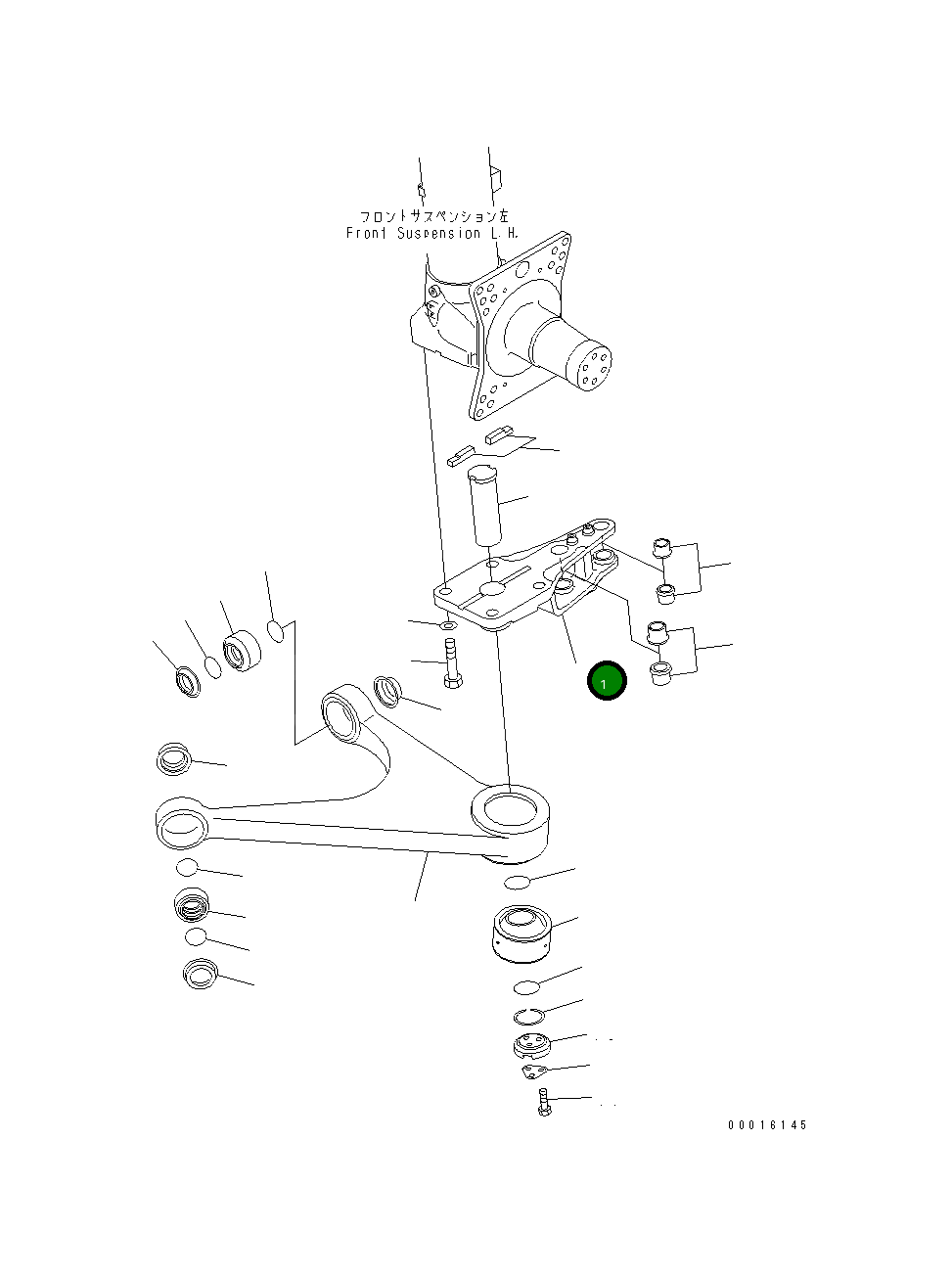 Рычаг 569-40-81310 Komatsu