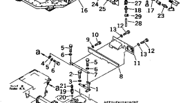 Кронштейн 154-916-4280 Komatsu