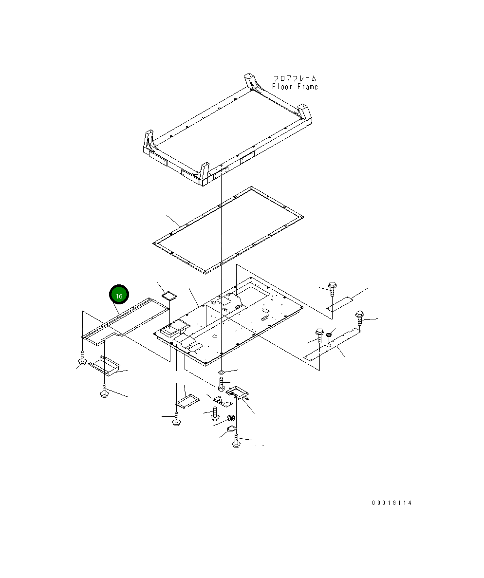 Крышка 567-54-71562  Komatsu