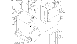 Крышка 22B-54-13590YN Komatsu