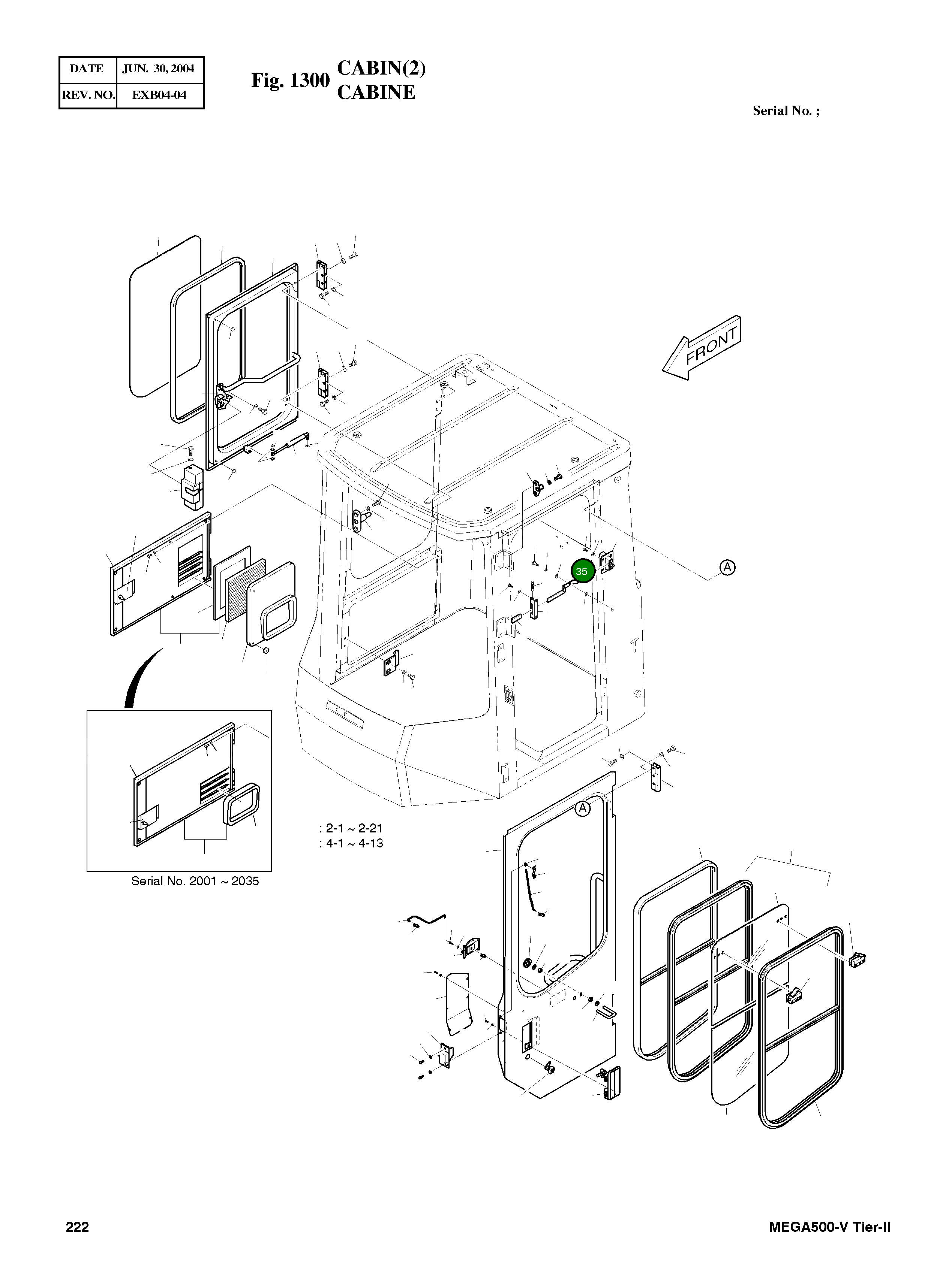 Рычаг 4133-2102 Komatsu