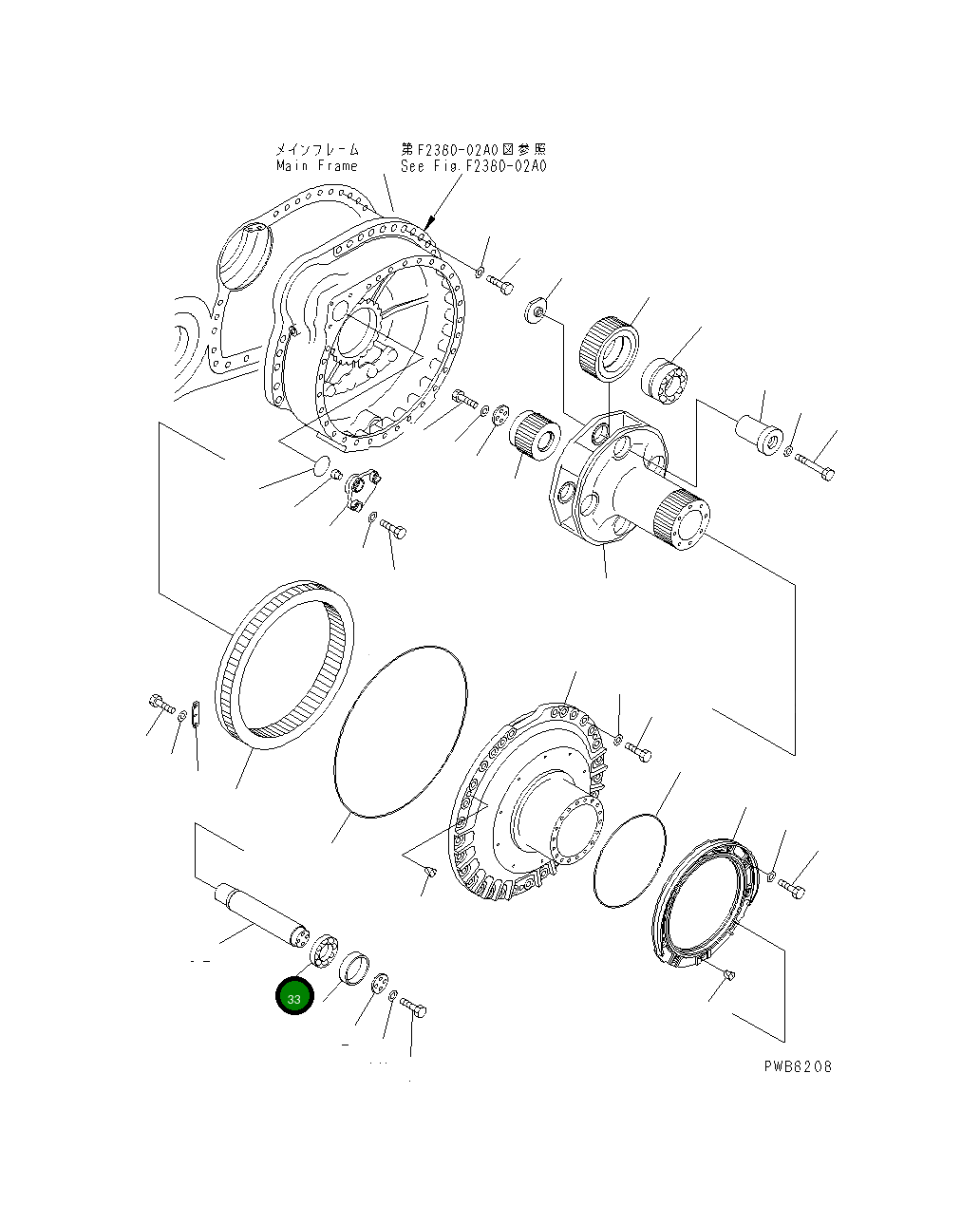 Подшипник 06043-00217 Komatsu
