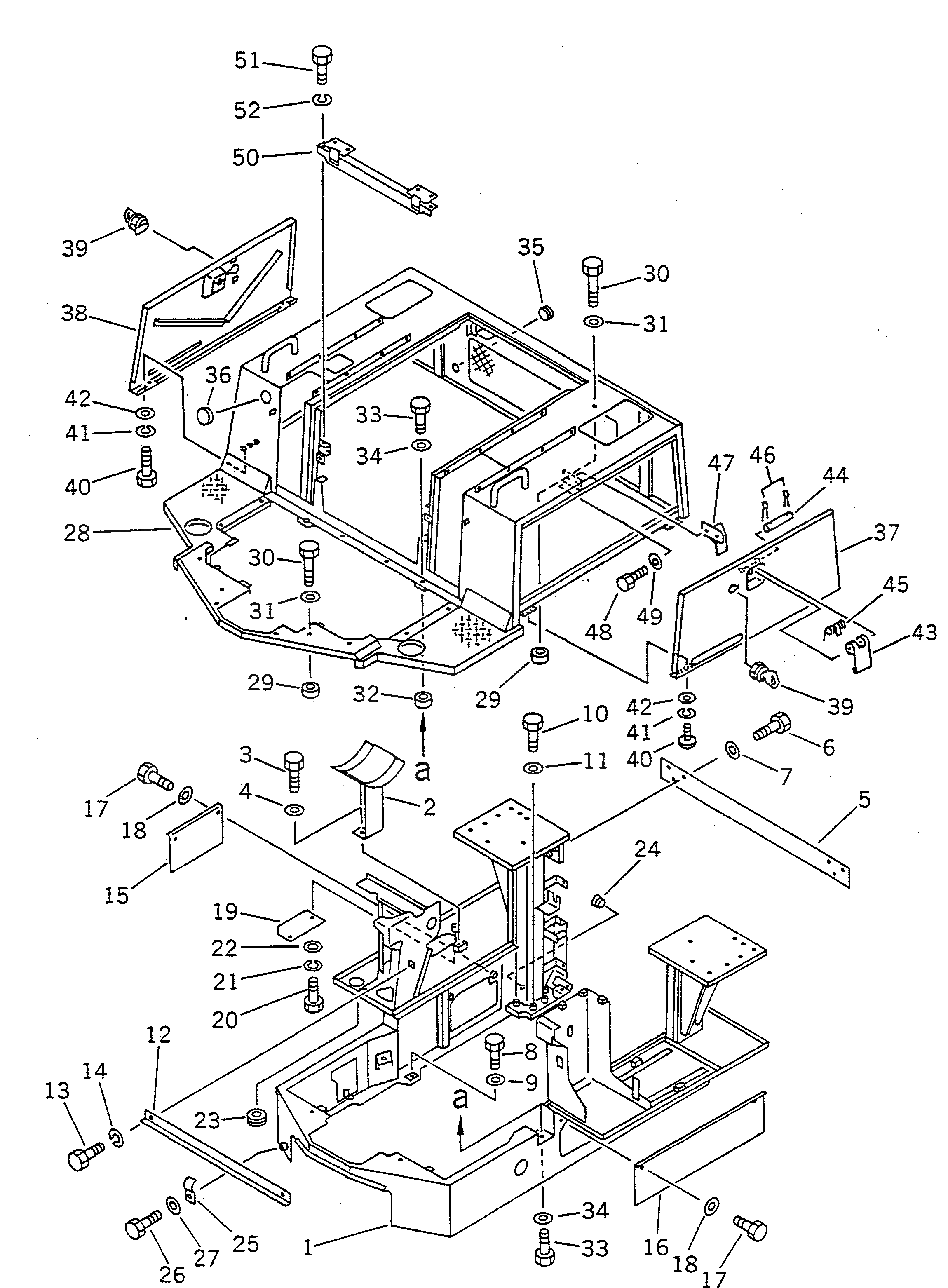 Крышка 361-54-14521 Komatsu