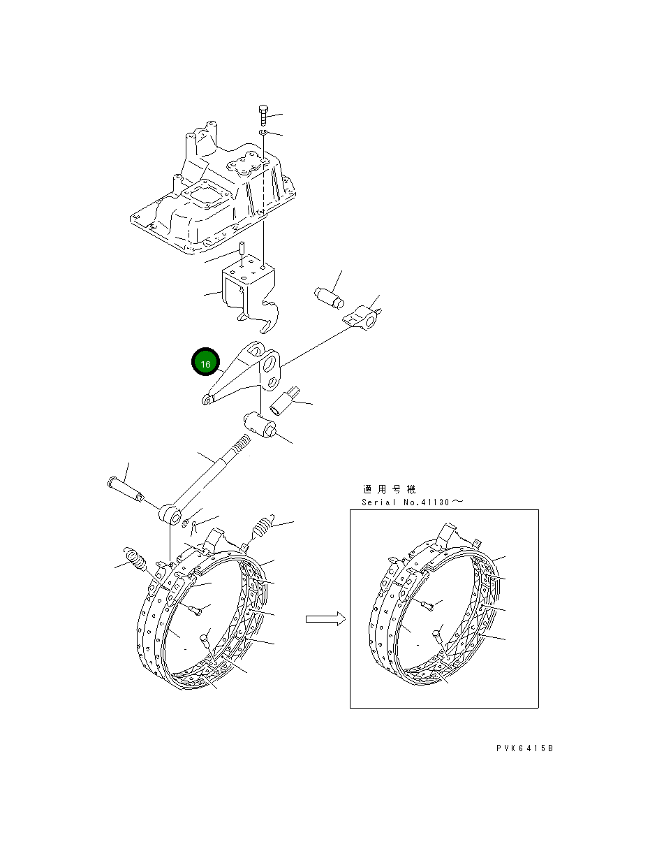 Рычаг 113-33-32240 Komatsu