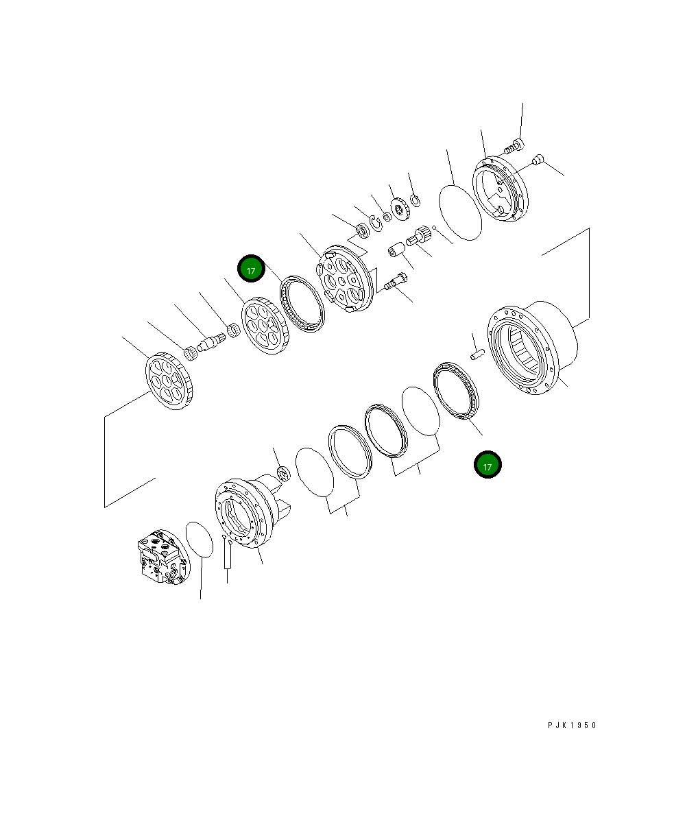 Подшипник TZ200B1021-01 Komatsu