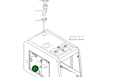 Крышка 415-54-22820  Komatsu