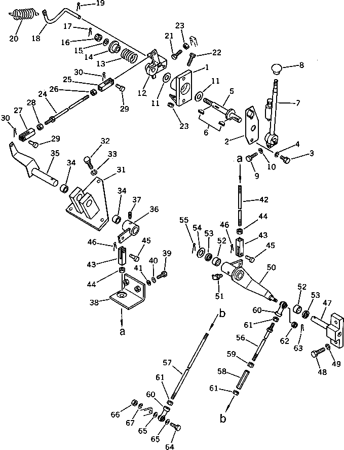 Рычаг 130-43-74110 Komatsu