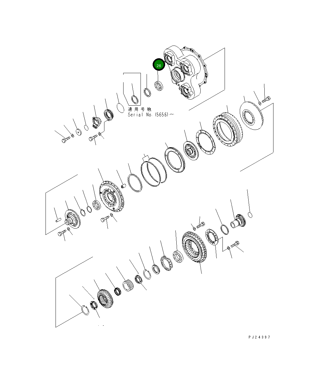 Подшипник 06031-00215 Komatsu