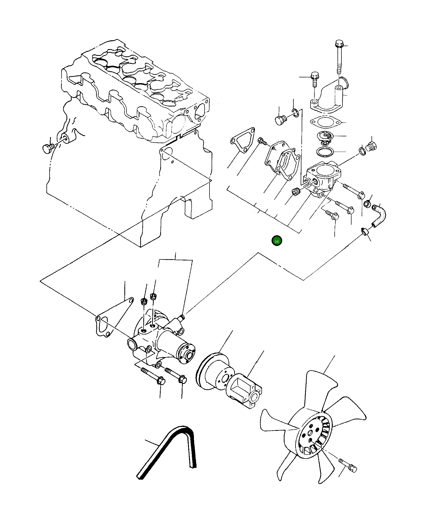Крышка YMR000111 Komatsu