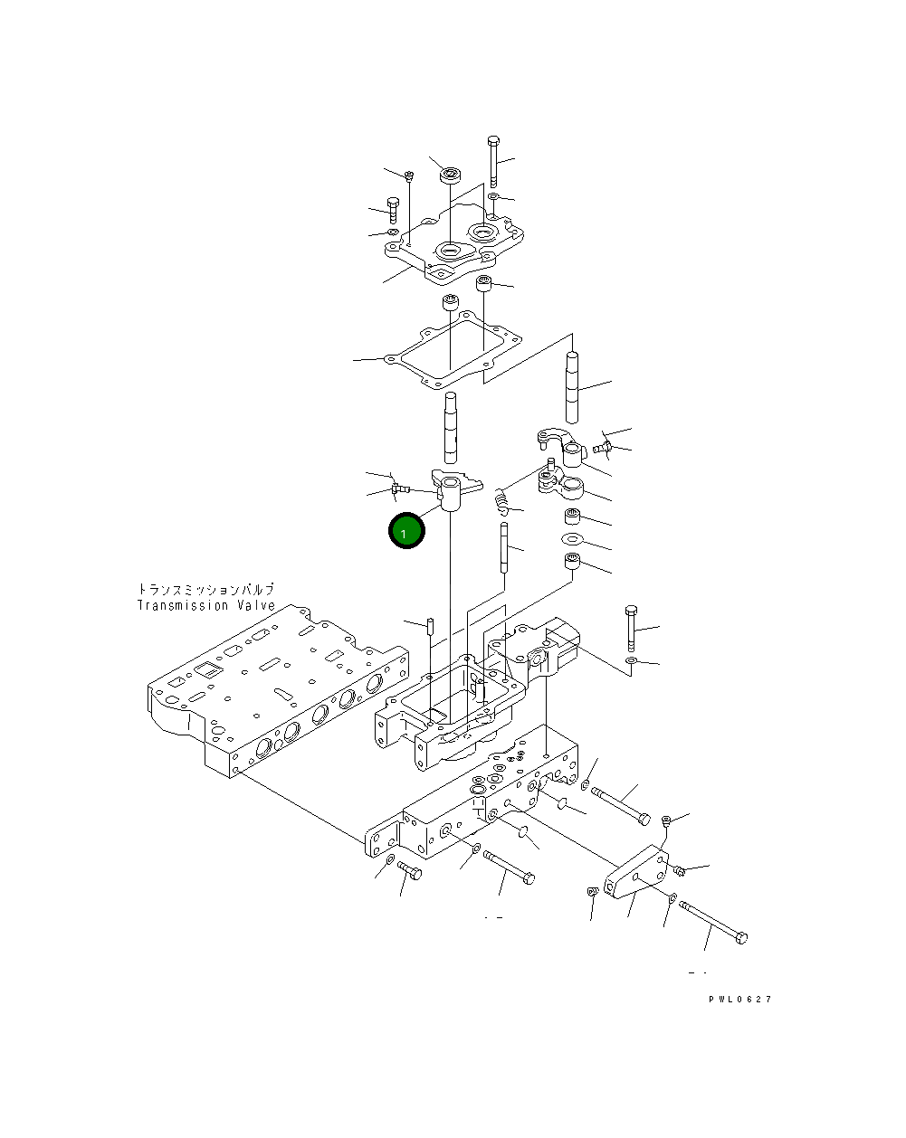 Рычаг 198-15-38611 Komatsu