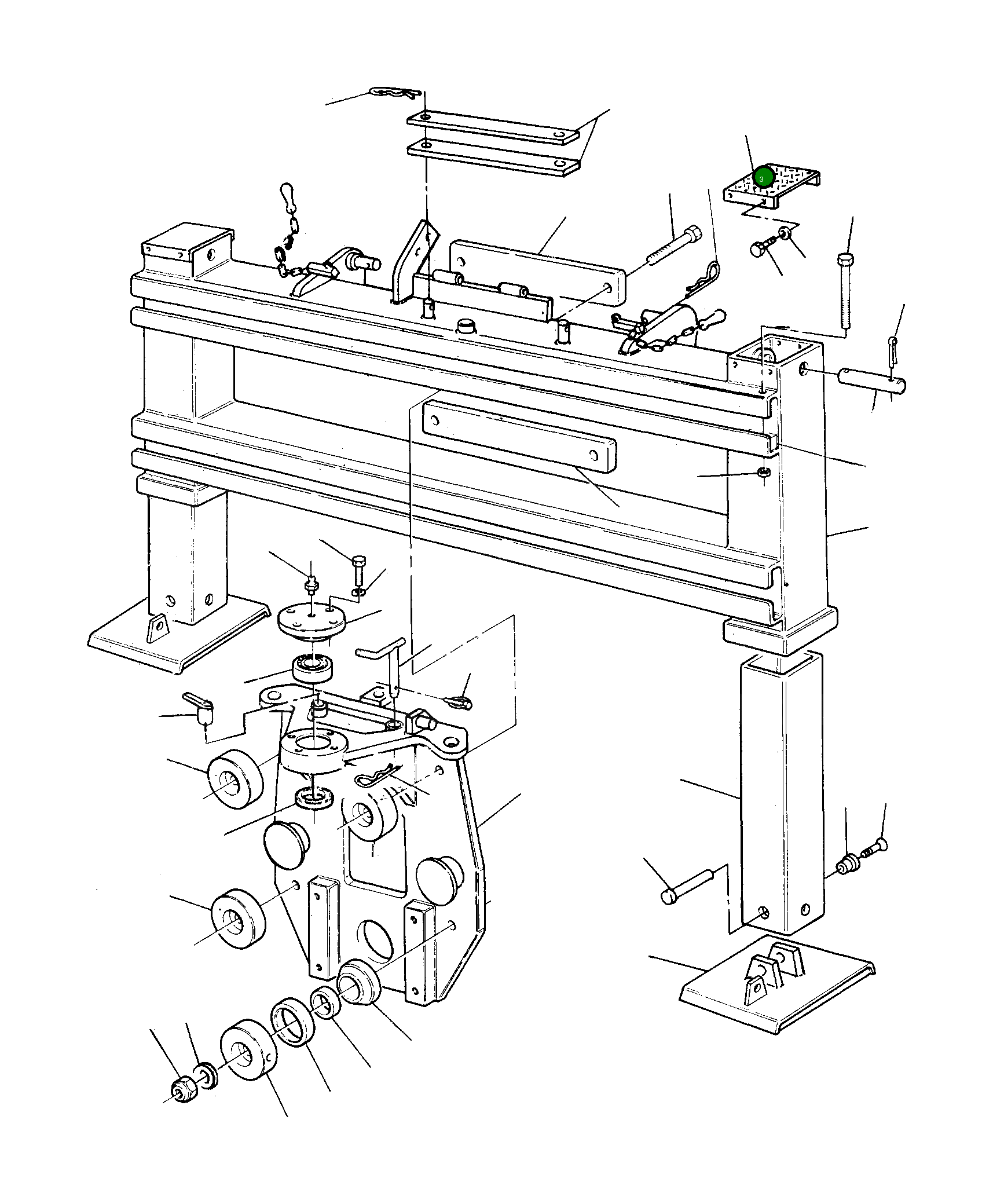 Крышка U3050101A Komatsu