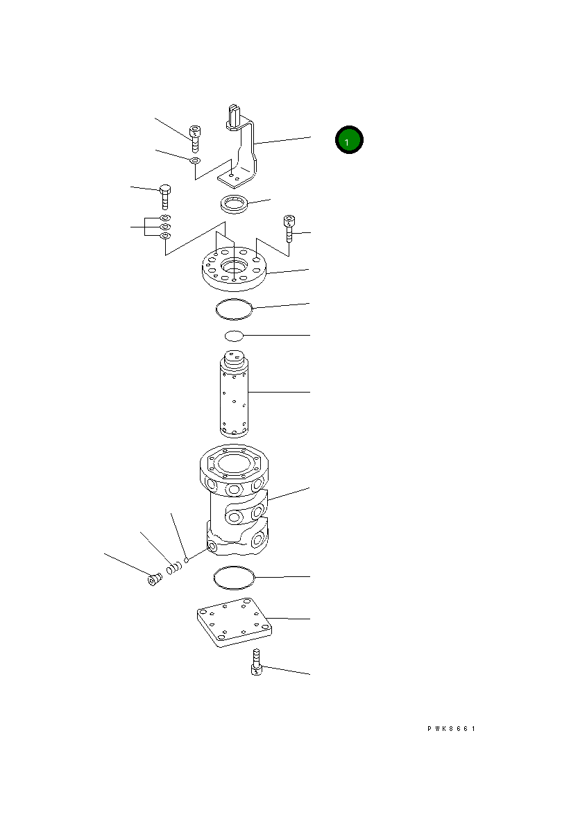 Рычаг 21W-62-38410 Komatsu