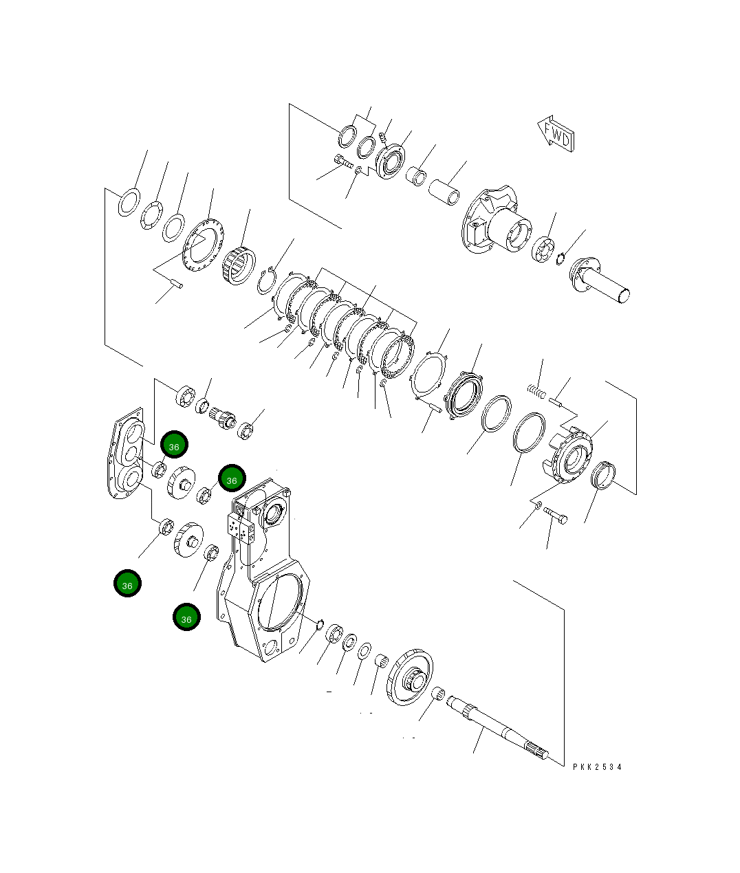 Подшипник 06002-32007  Komatsu