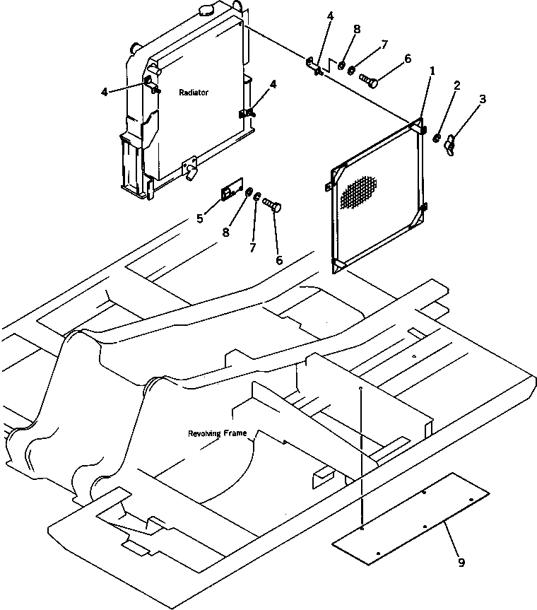 Крышка 203-54-42212 Komatsu