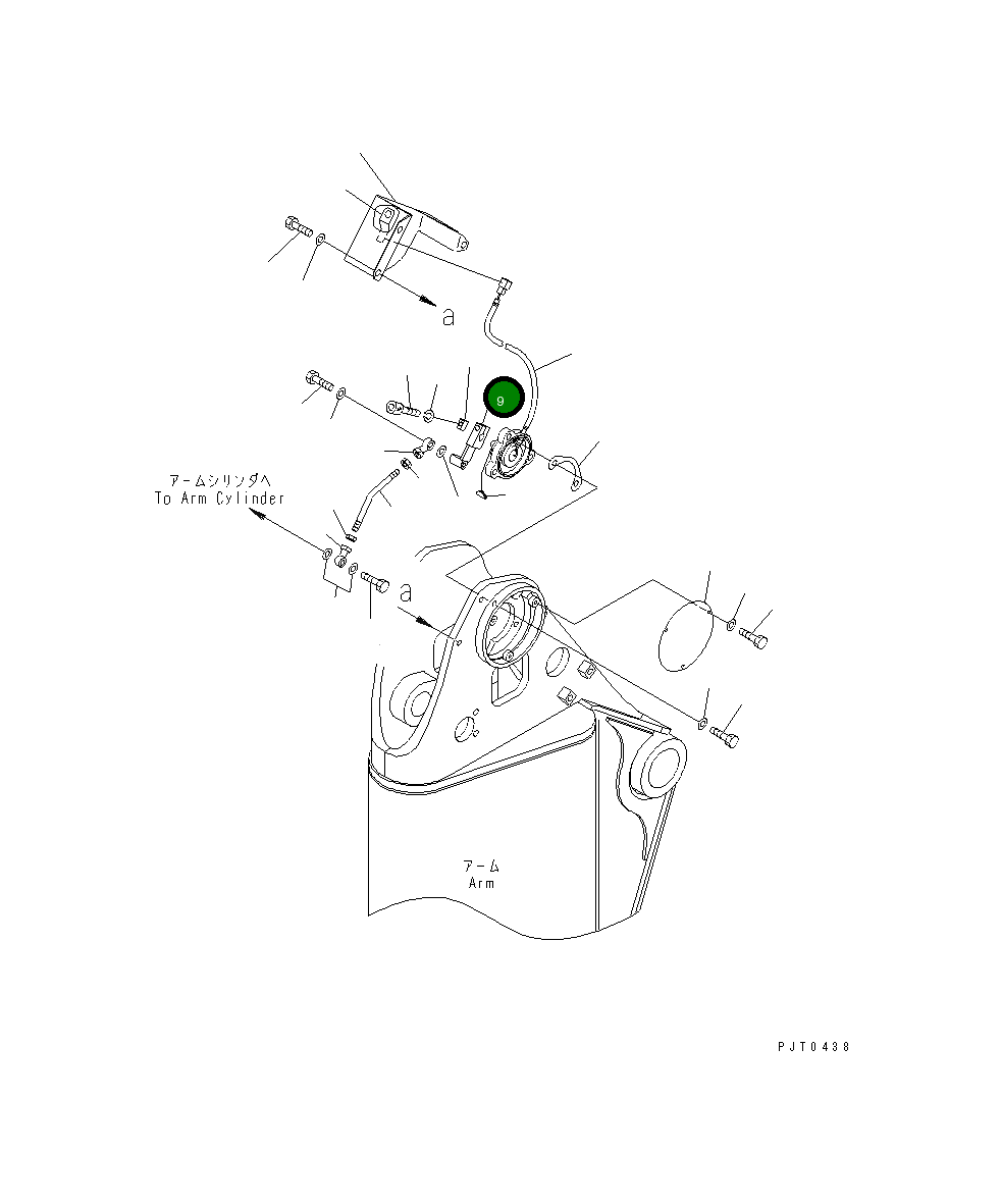 Рычаг 21W-957-1230 Komatsu