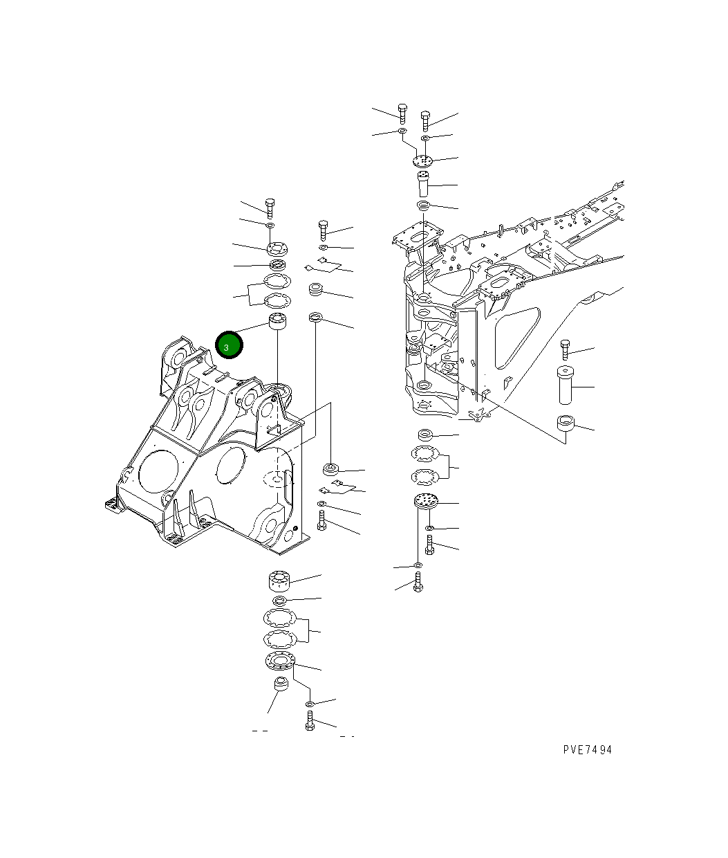 Подшипник 427-46-11130 Komatsu