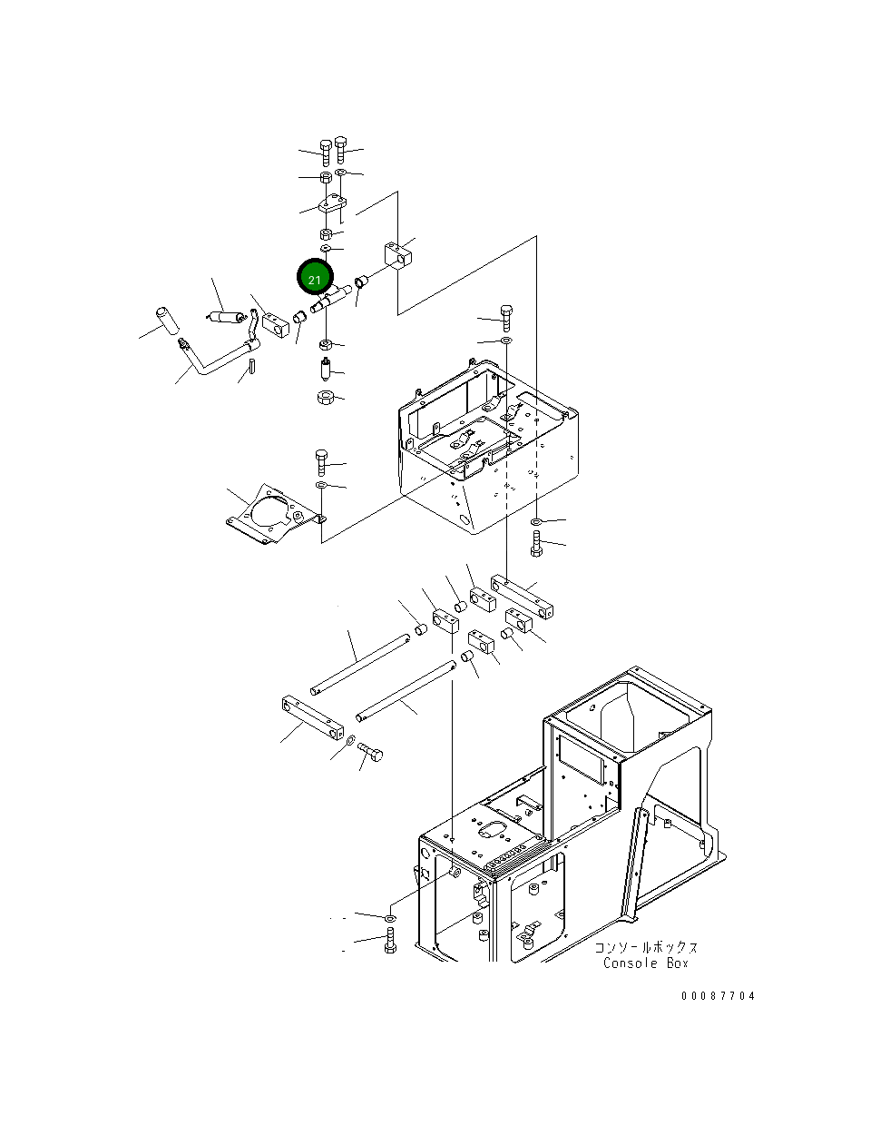 Рычаг 426-43-38432 Komatsu