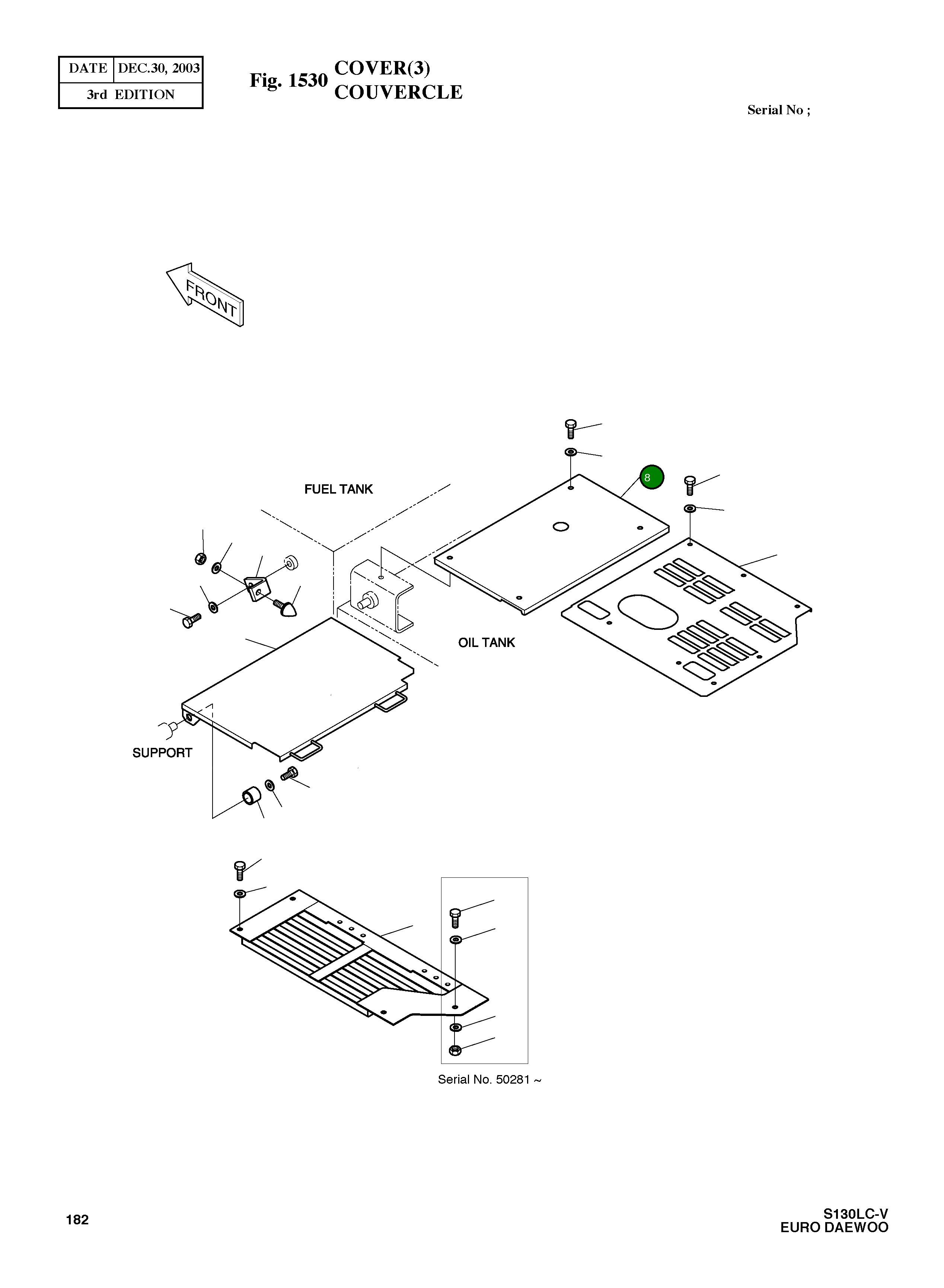 Крышка 2627-1139  Komatsu