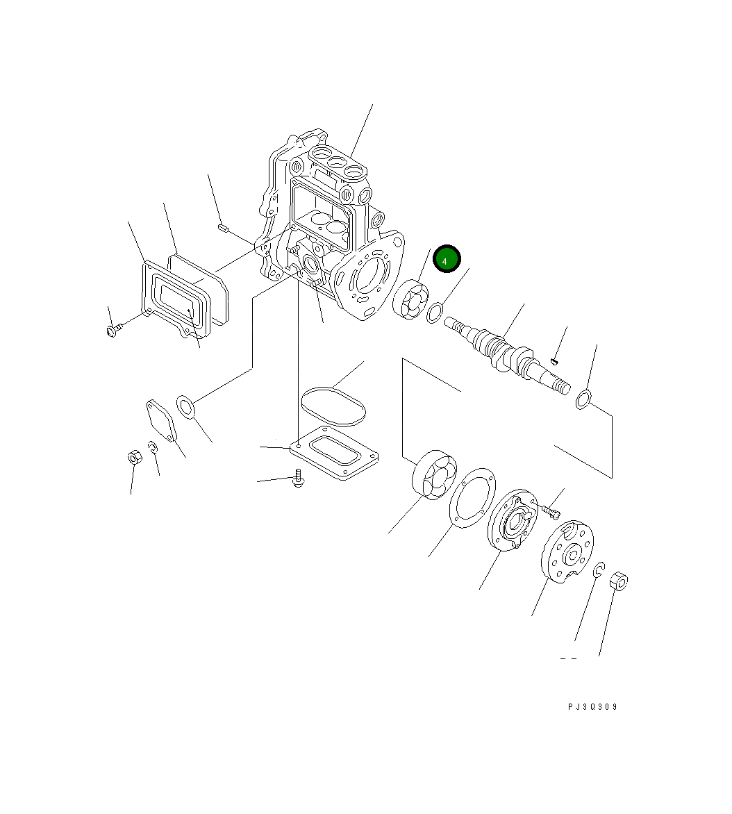 Подшипник 450-180 Komatsu
