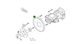 Крышка 2229-1077A Komatsu