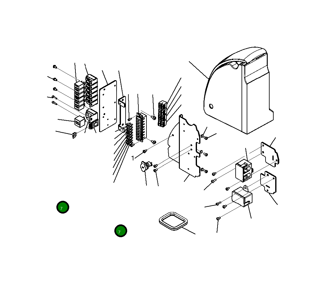 Предохранитель 3A FZ5033750 Komatsu