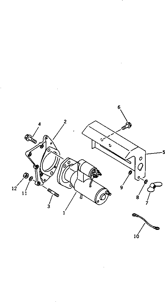 Крышка YM105100-77780 Komatsu