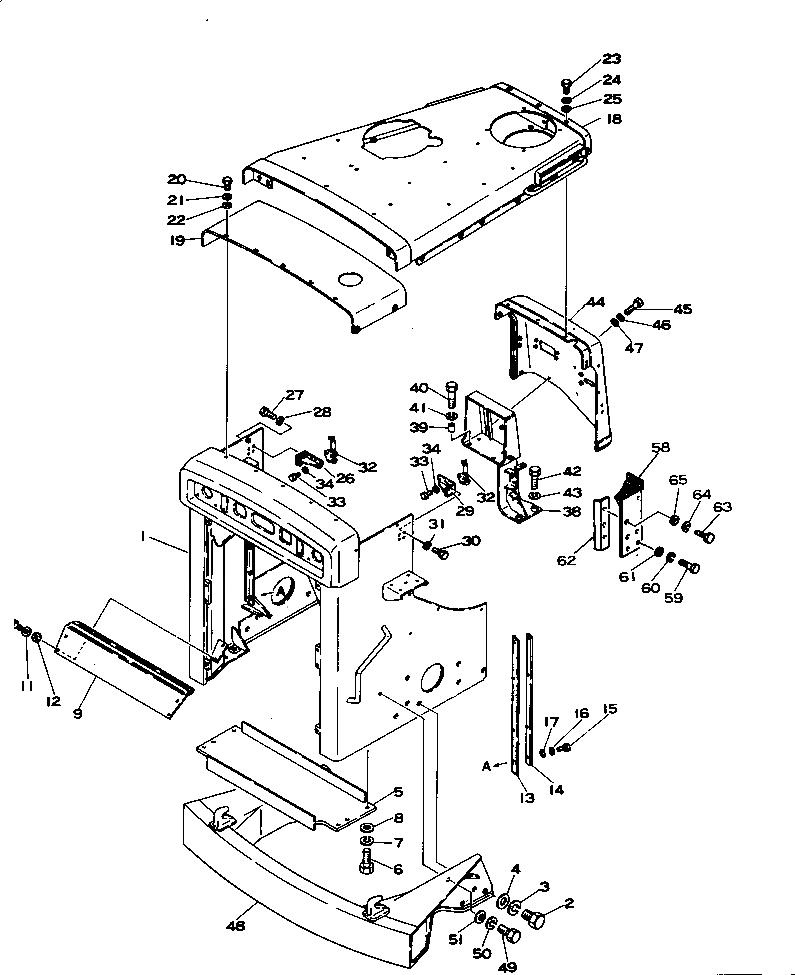 Крышка 196-54-11230 Komatsu