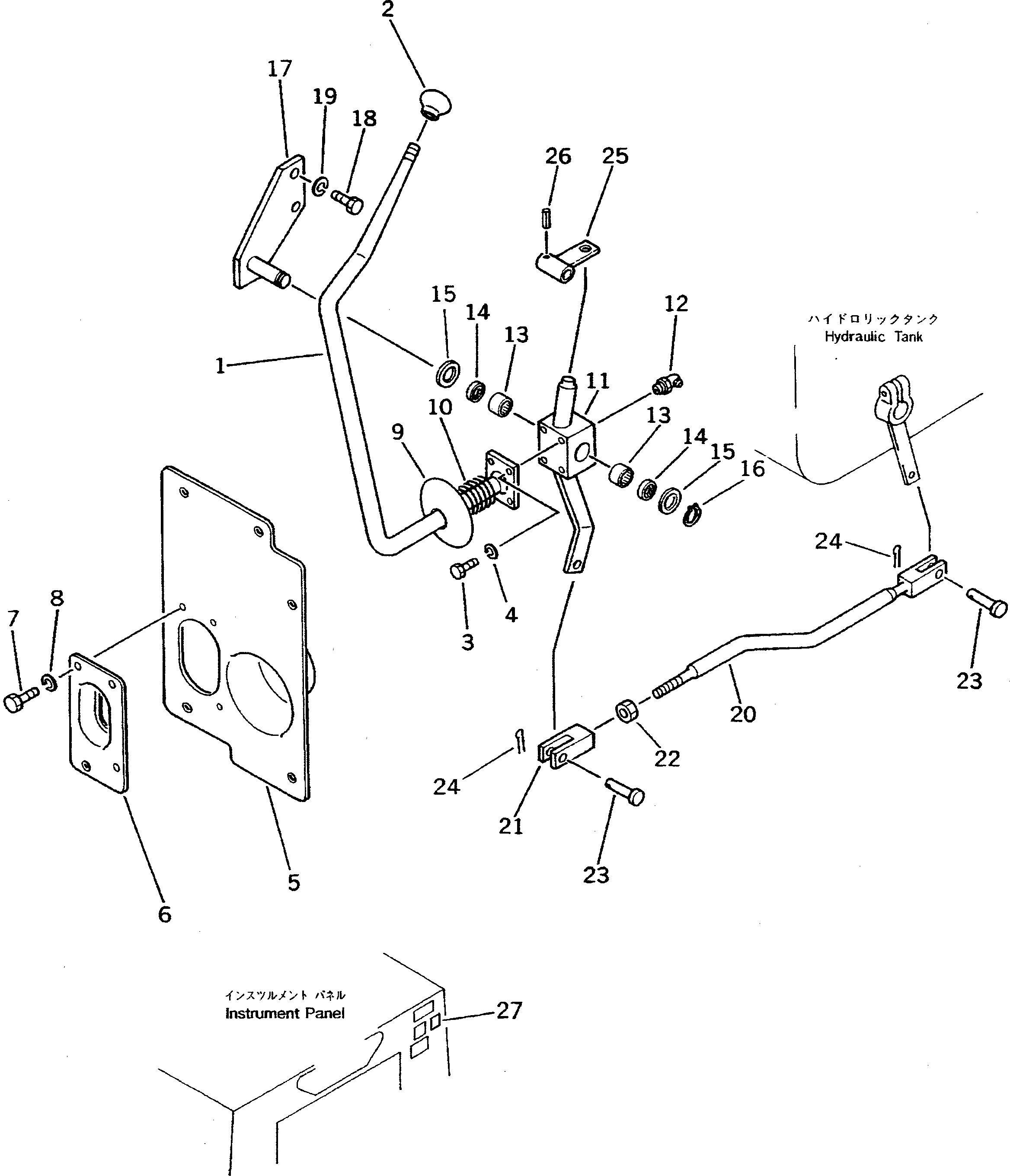 Рычаг 135-Z23-1530 Komatsu