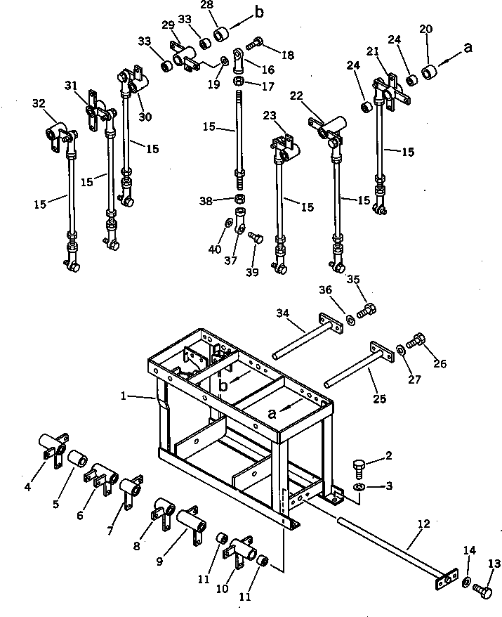 Рычаг 203-43-44162 Komatsu