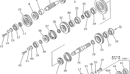 Червяк 238-14-13250 Komatsu