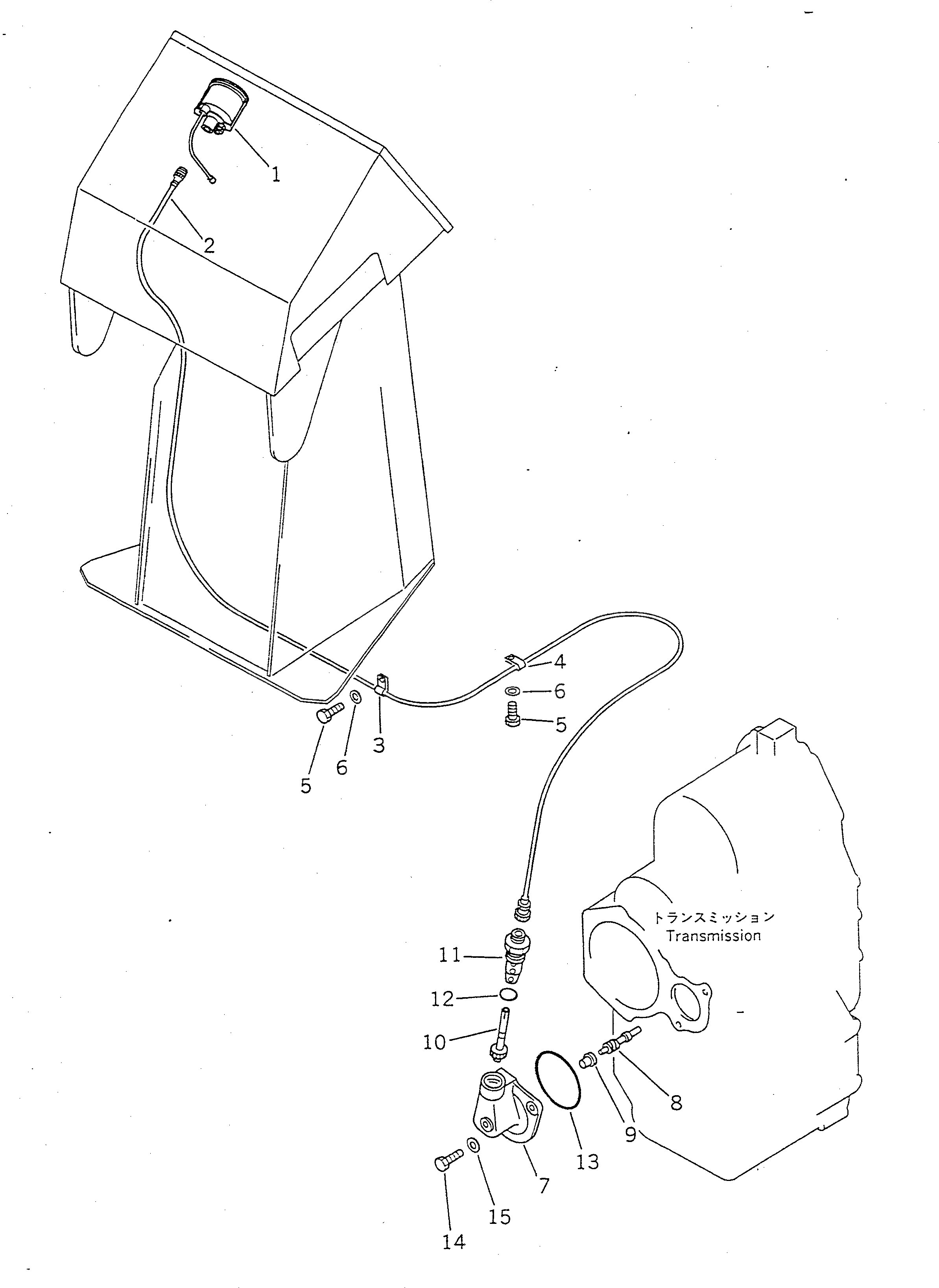 Крышка 417-15-13451  Komatsu