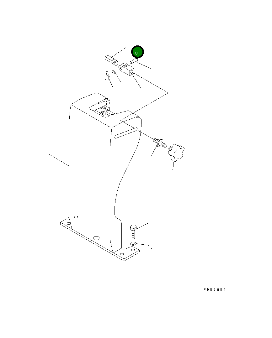 Рычаг 277-43-52561 Komatsu