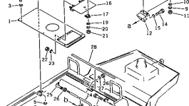 Крышка 266-10-66500 Komatsu