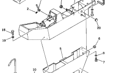 Кронштейн 205-06-K1210 Komatsu
