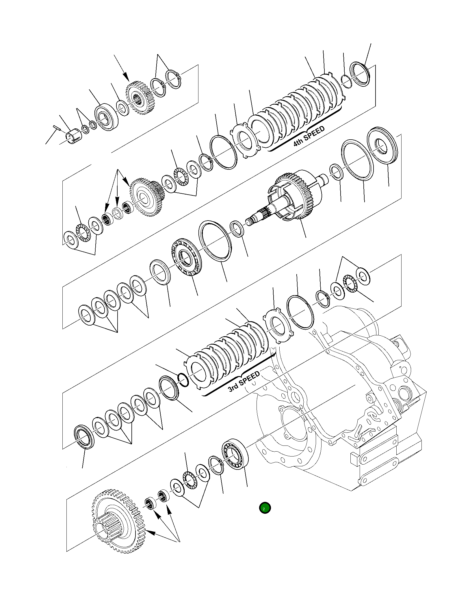 Подшипник DG4205491  Komatsu