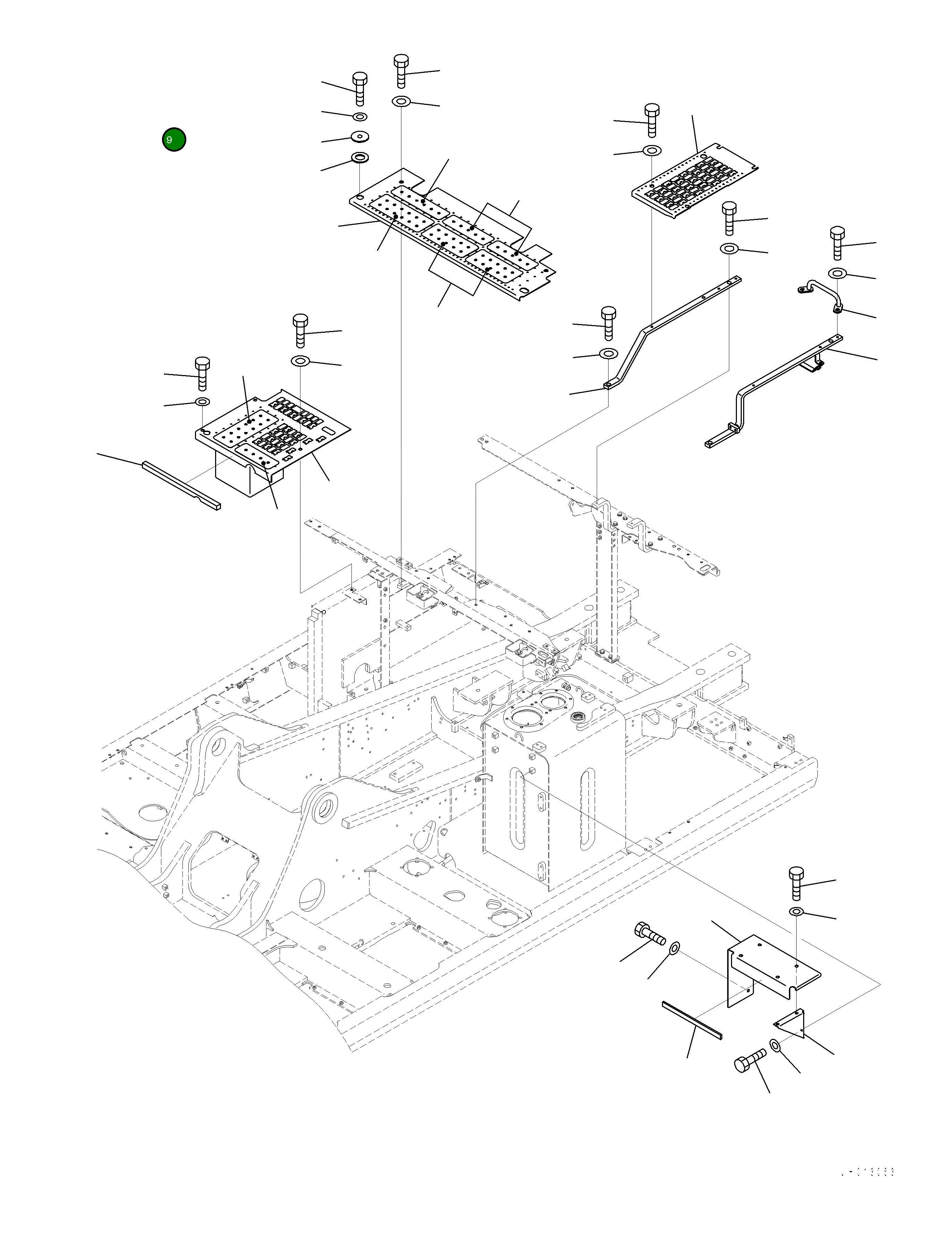 Крышка 2A7-54-11721 Komatsu