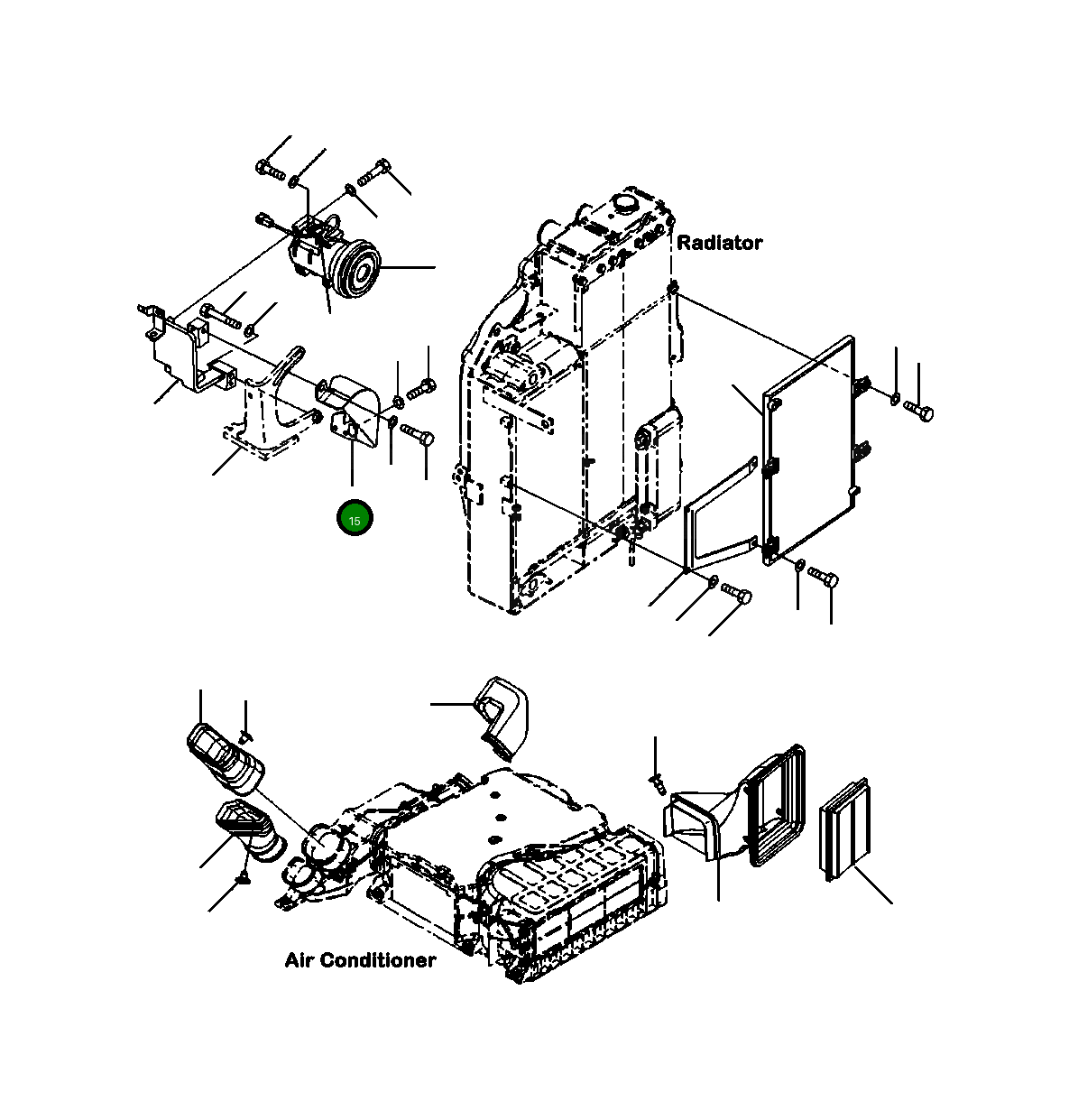 Крышка 22P-979-1271 Komatsu