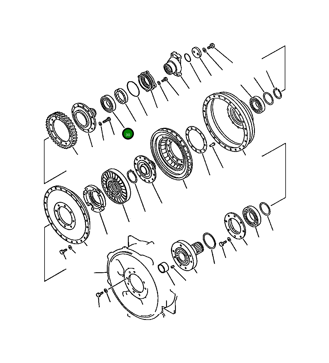 Подшипник 276-13-14381 Komatsu