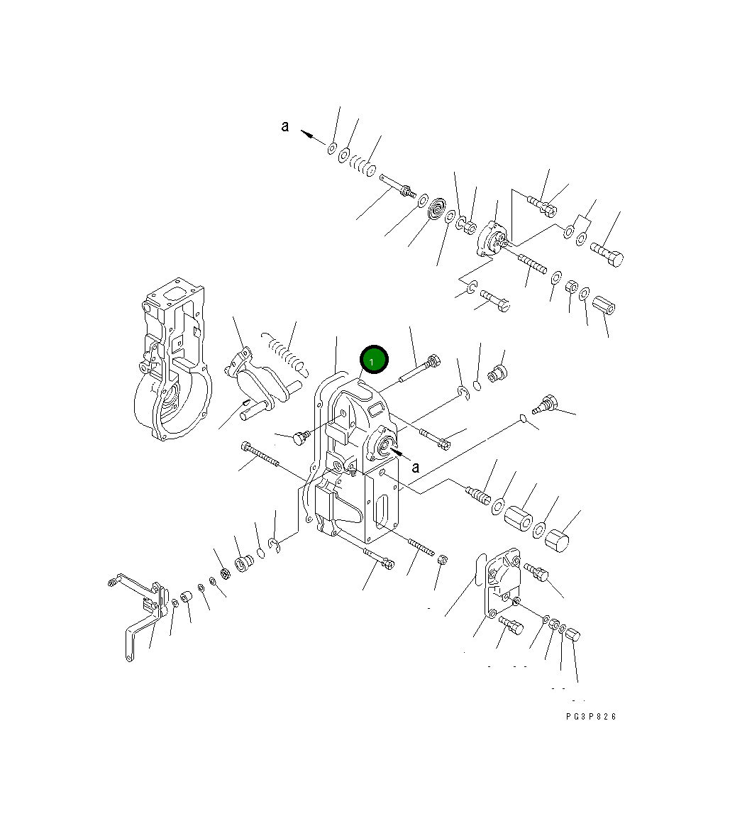 Крышка DK154022-6020 Komatsu