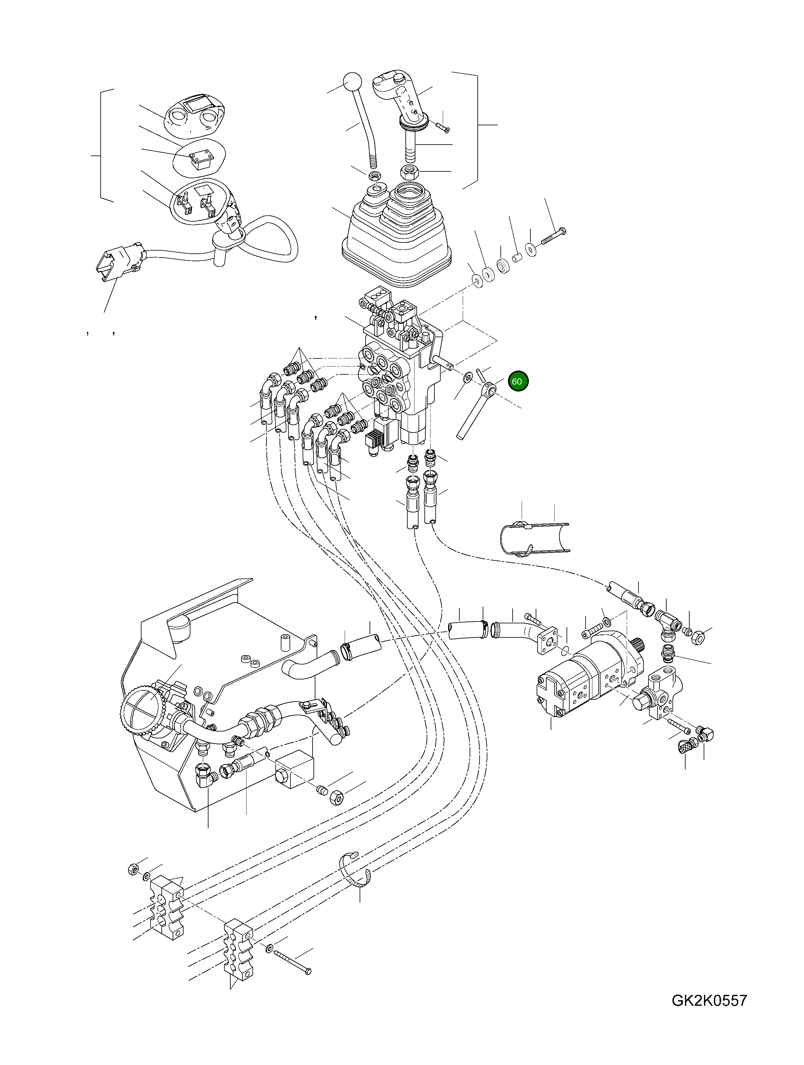 Рычаг 42T-64-23360 Komatsu